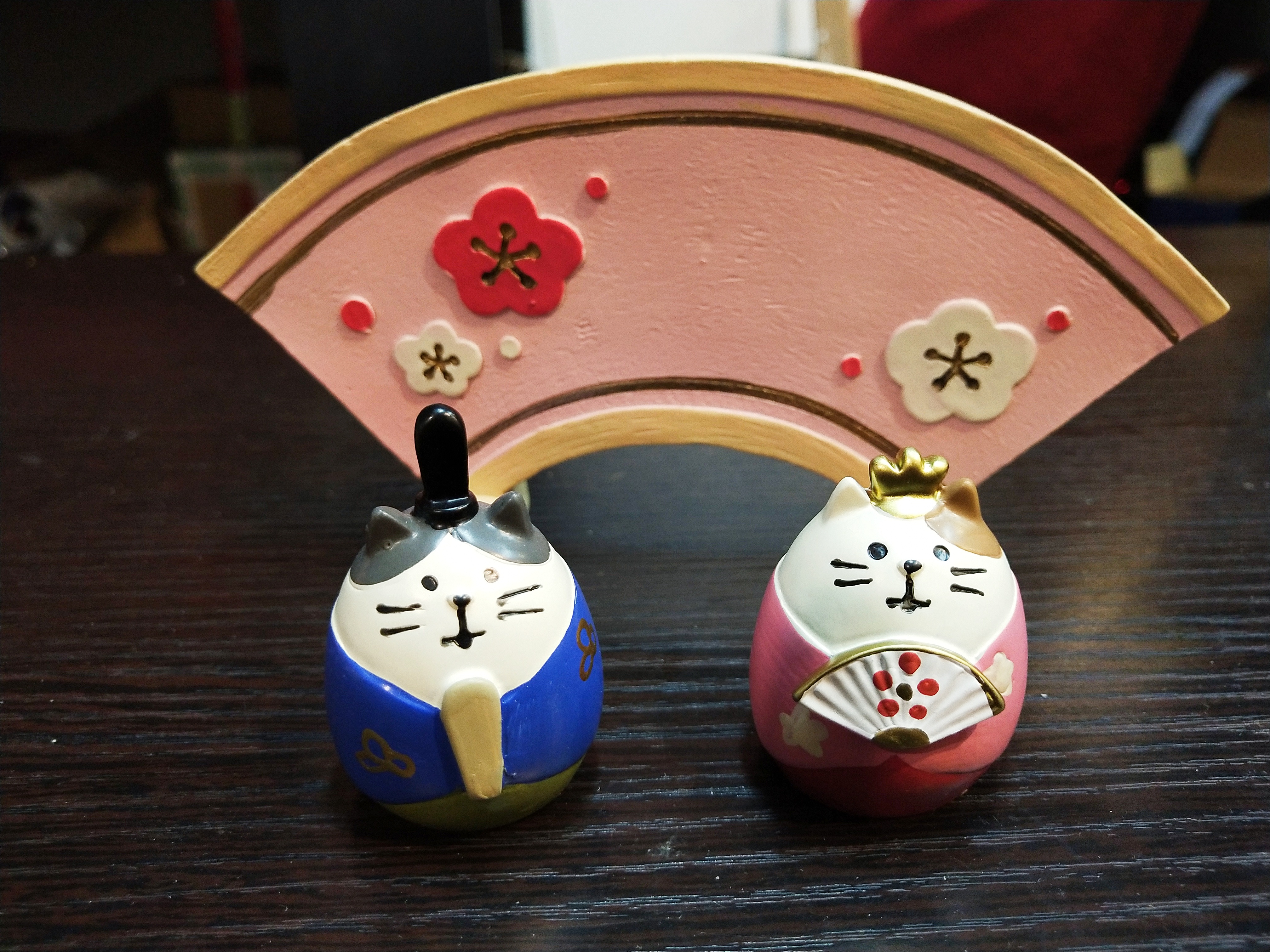 30【晓生活】日本最新带回招财招福树脂摆件